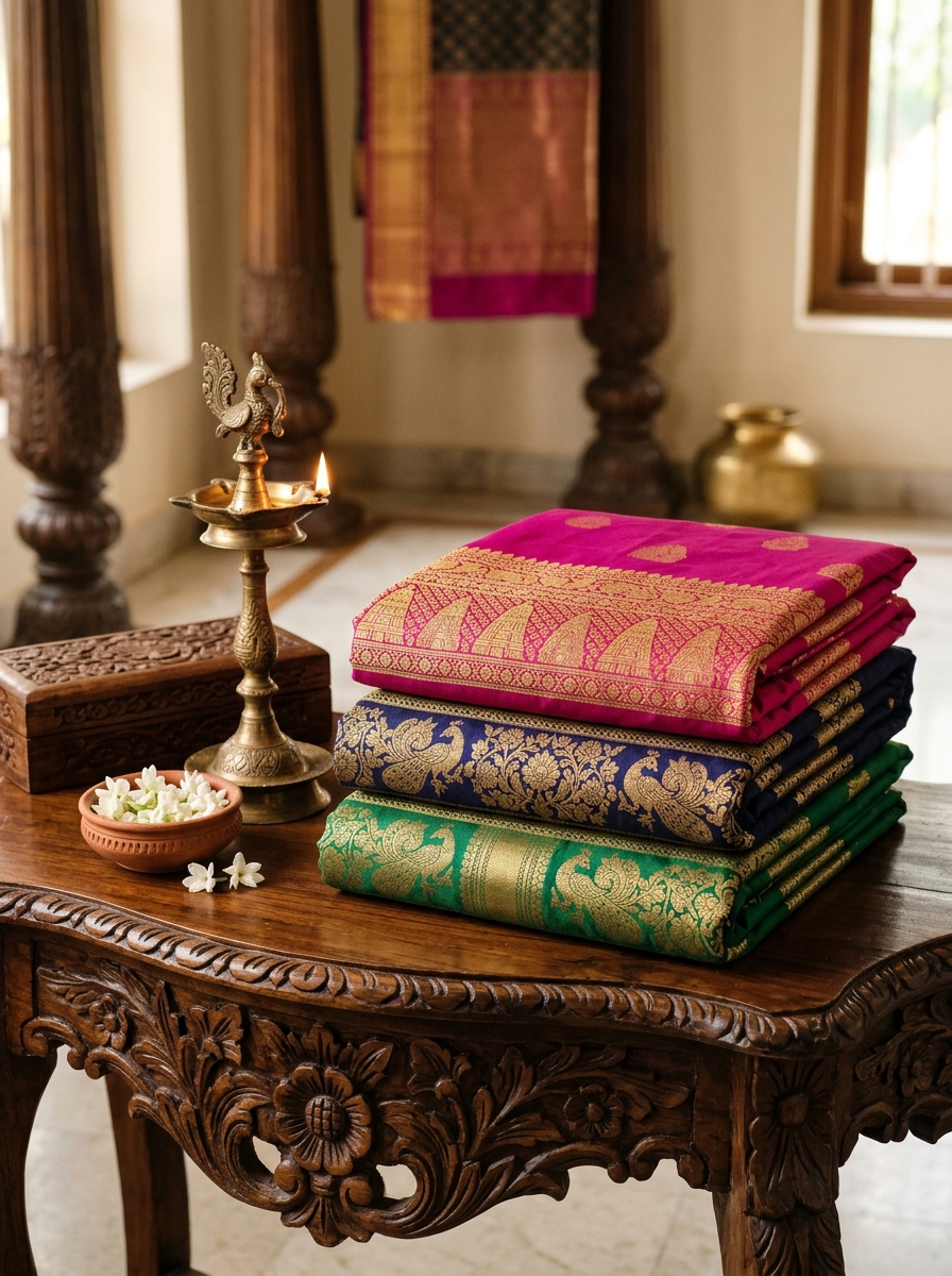 Pure Silk Weaves & Colour Stacks